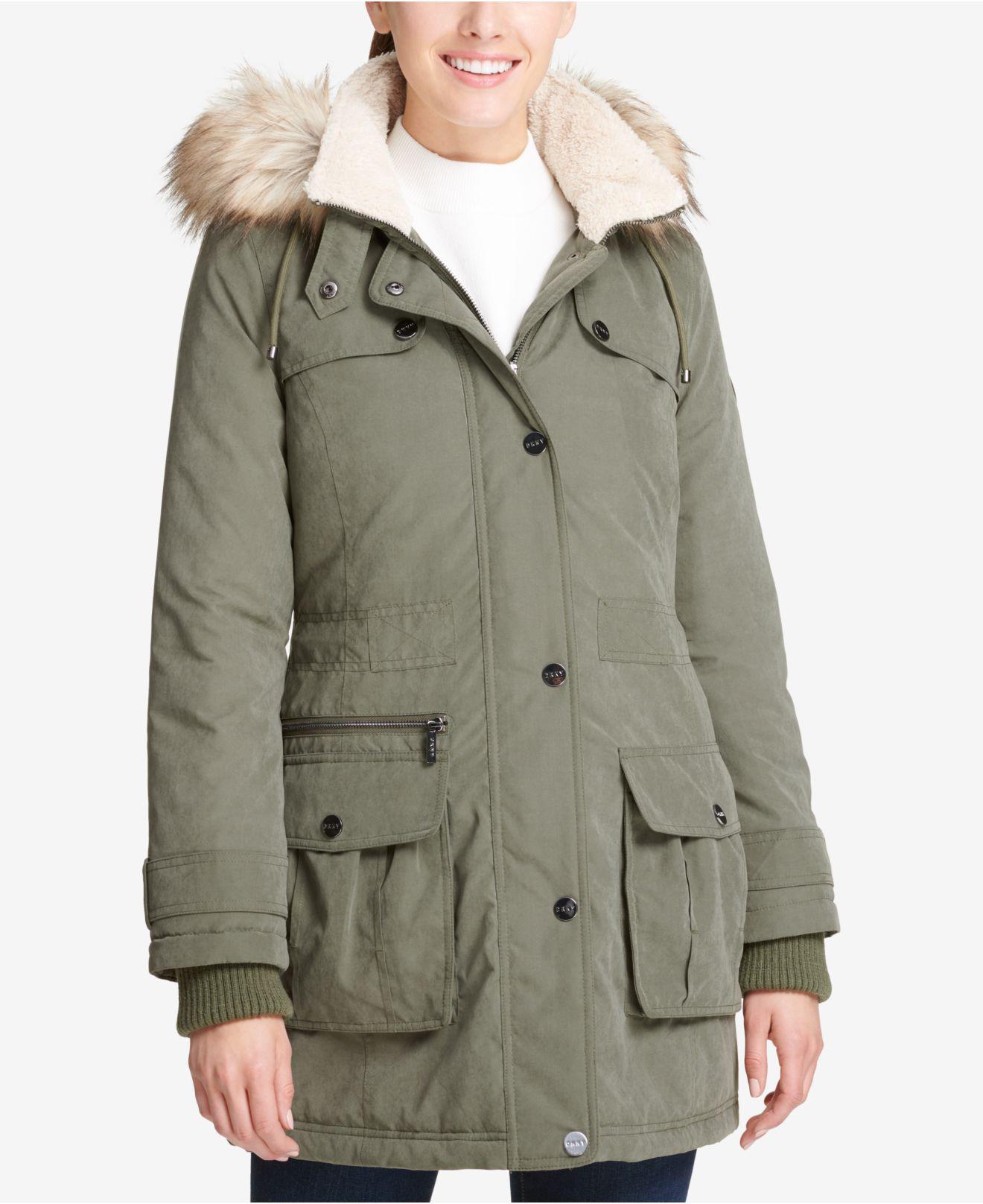 fur anorak jacket