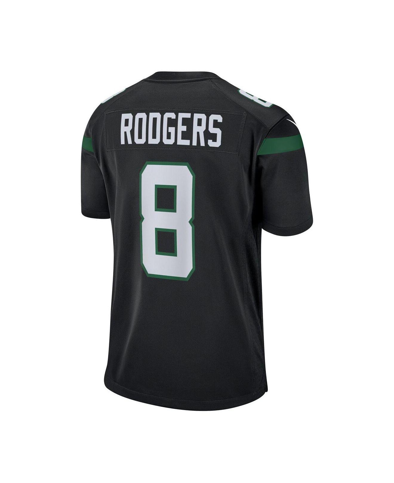 Men's Nike Aaron Rodgers Heather Gray New York Jets Atmosphere Fashion Game  Jersey