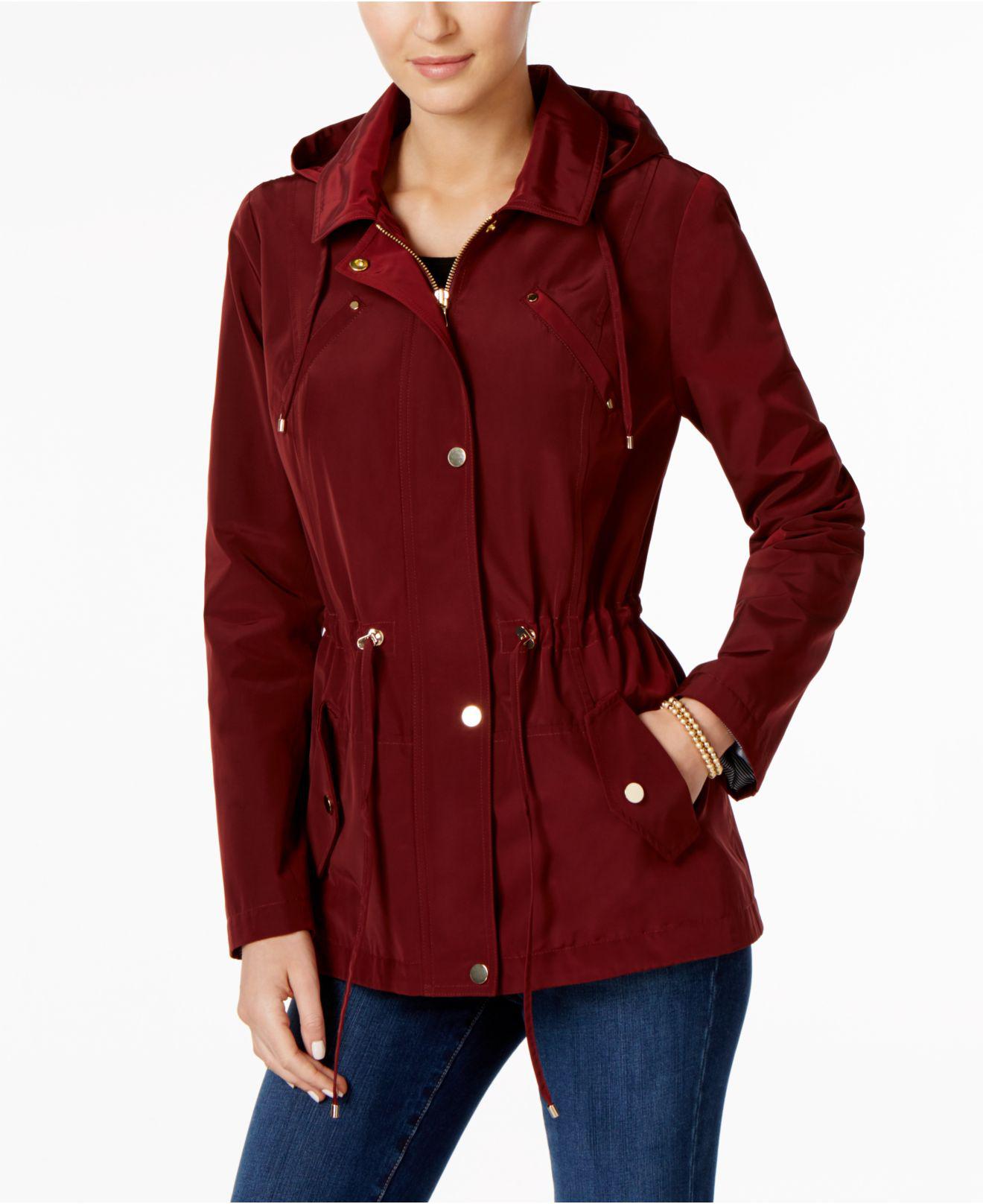 charter club petite anorak rain jacket