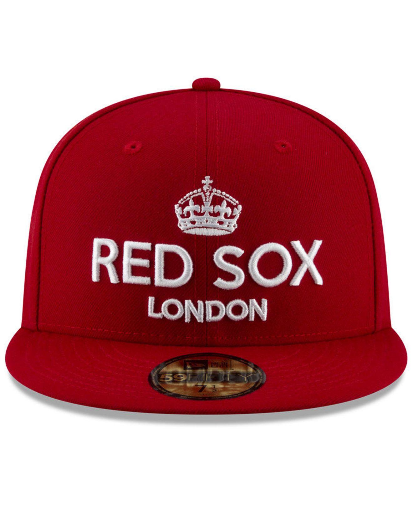 boston red sox london series hat