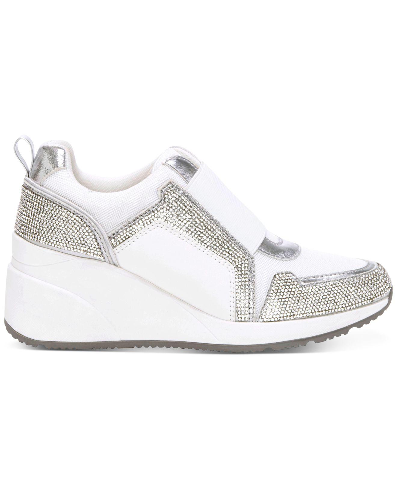 Inc women's heily stretch wedge sneakers Clearance