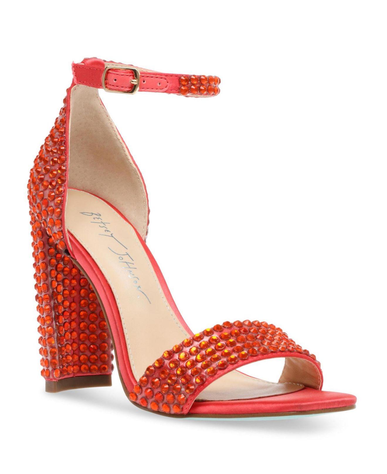 Betsey Johnson Satin Rina Dress Sandal 