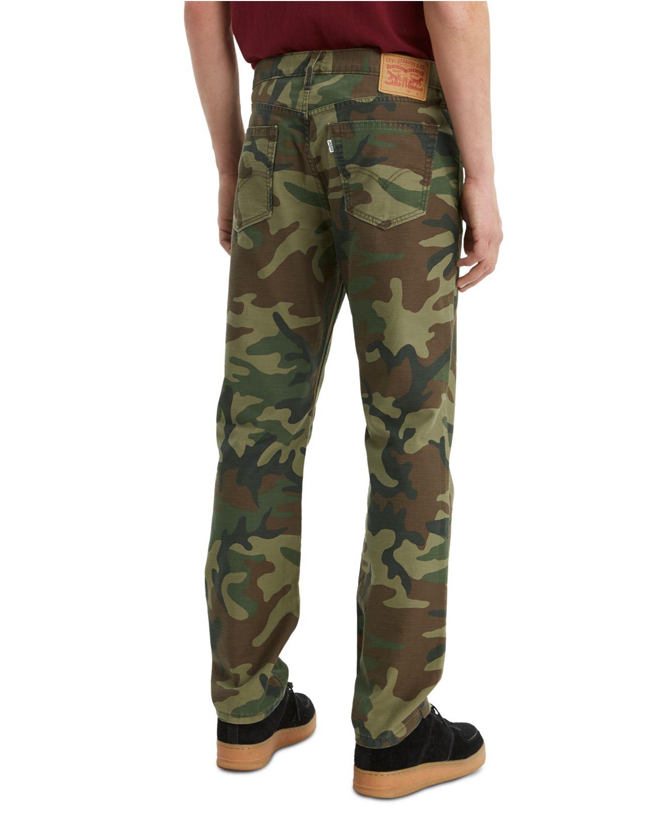 camouflage levi jeans