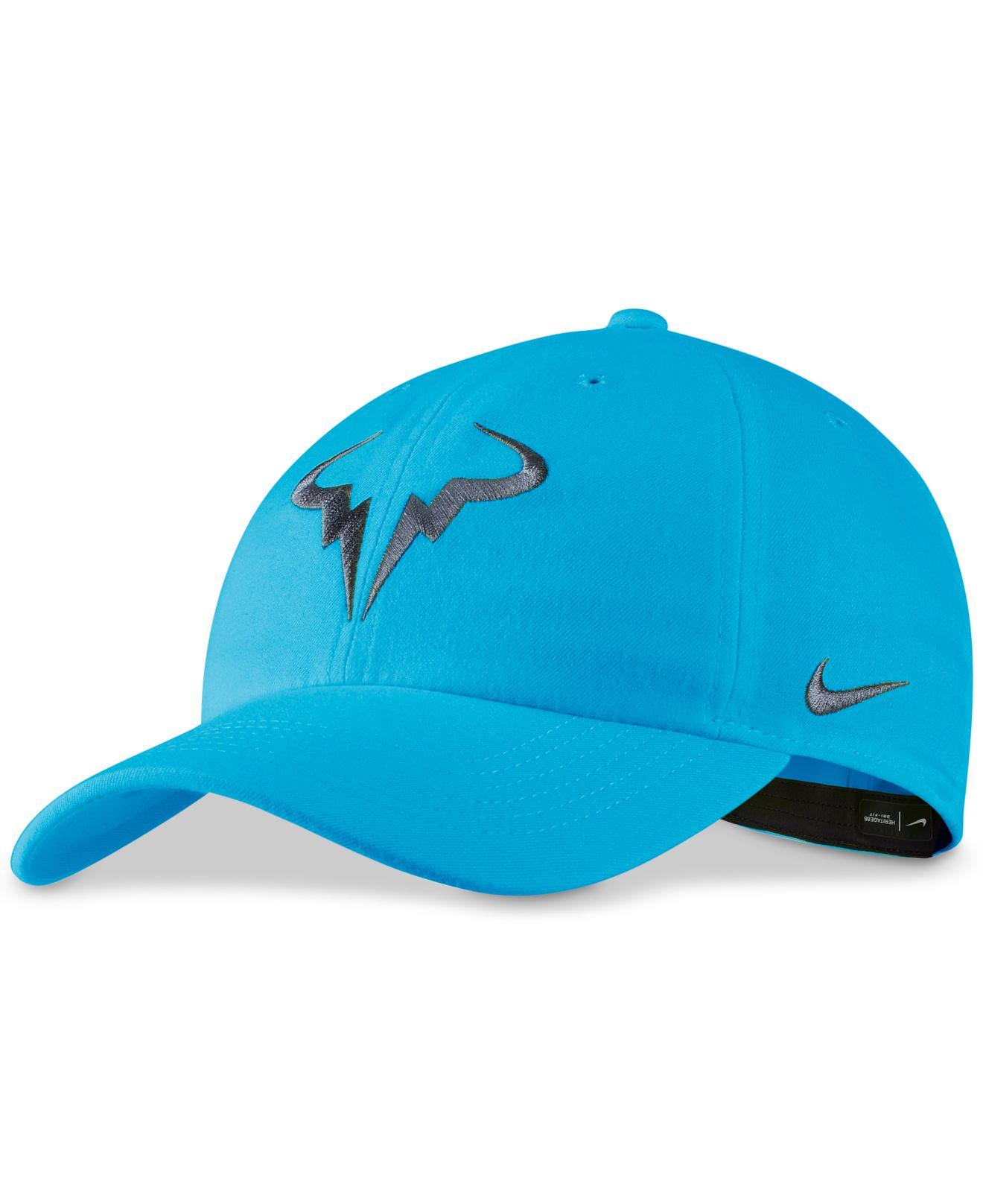 Nike Court Aerobill Rafa Heritage86 Tennis Hat in Blue | Lyst