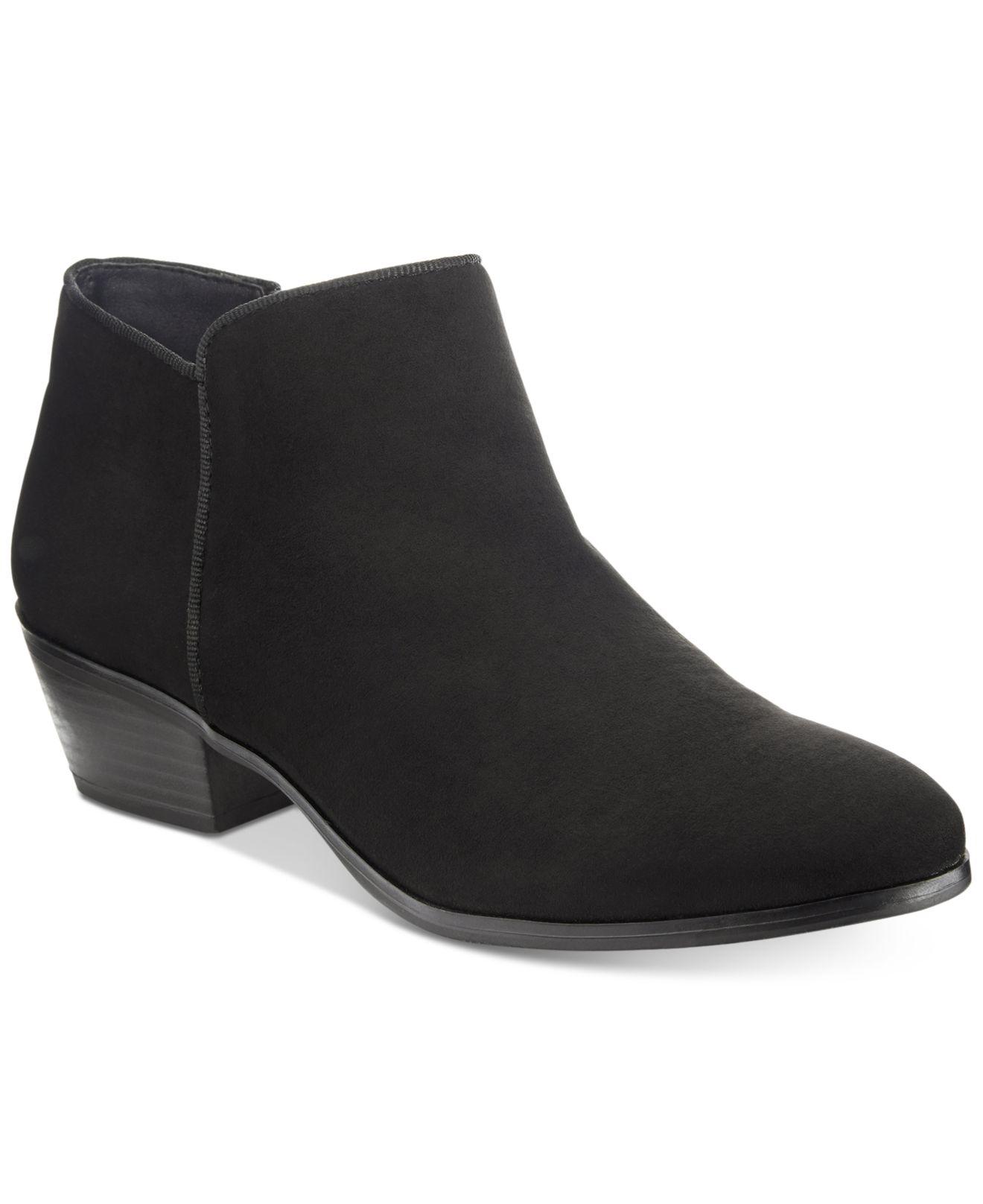 macy's white ankle boots