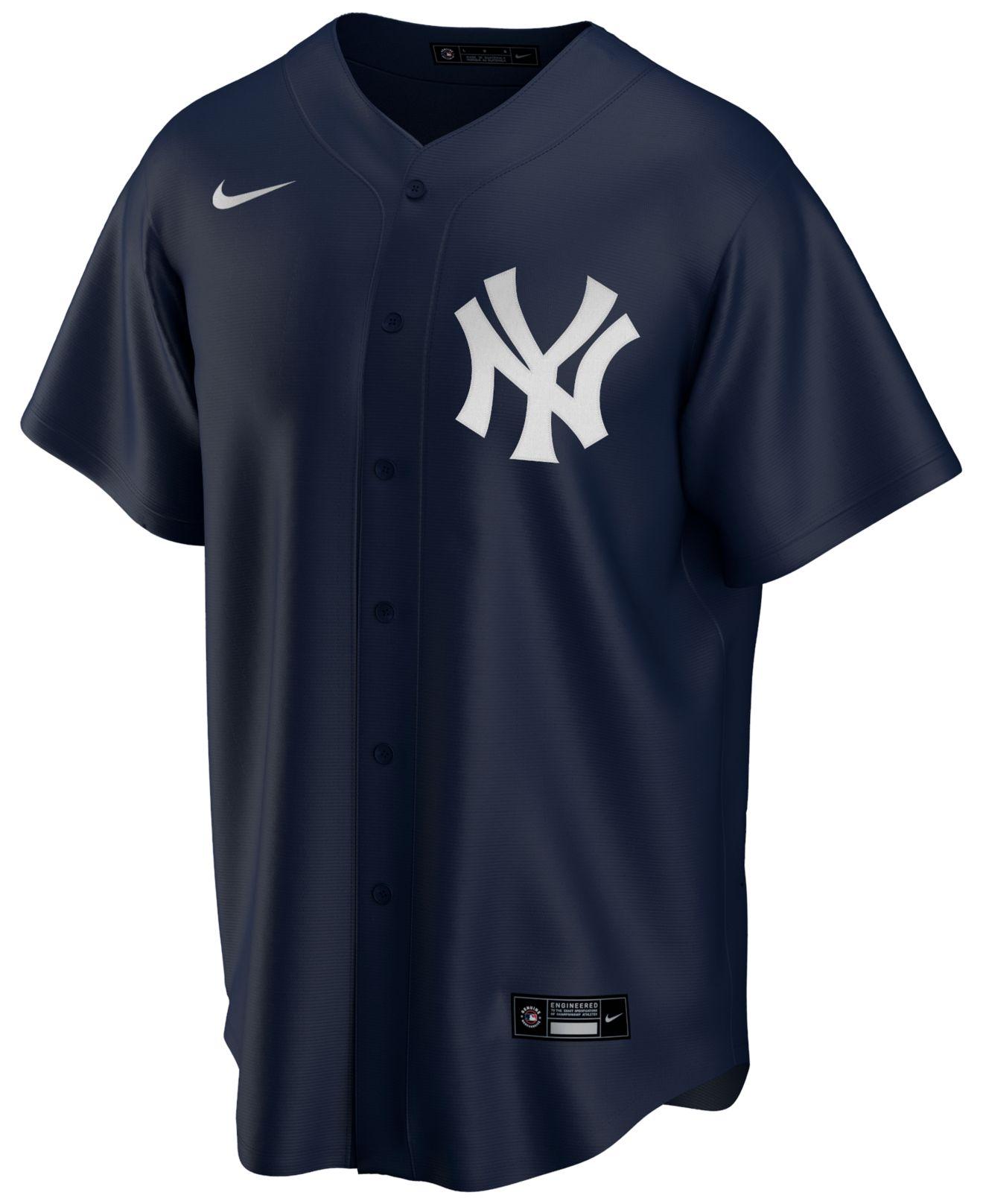 Nike Synthetic New York Yankees Official Blank Replica Jersey in Navy