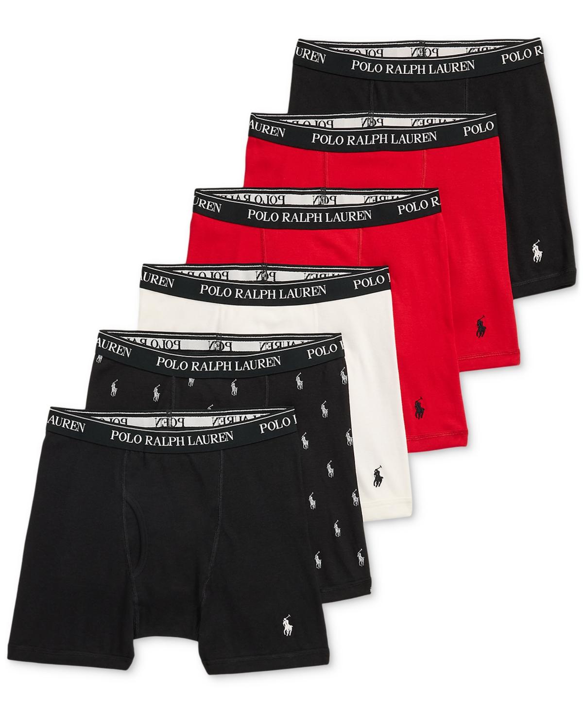 Polo Ralph Lauren 5+1 Free Bonus Classic-fit Boxer Briefs in Red