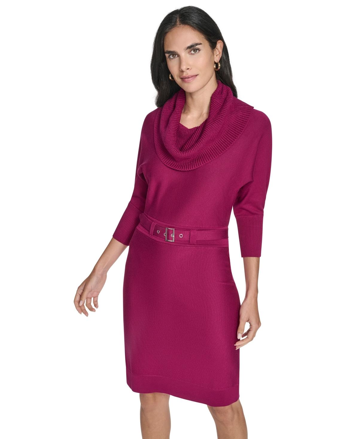 jessica howard sweater dress Mauve LS Sparkle  Six Sisters Boutique-NULU Jessica Howard Women's Petite Red