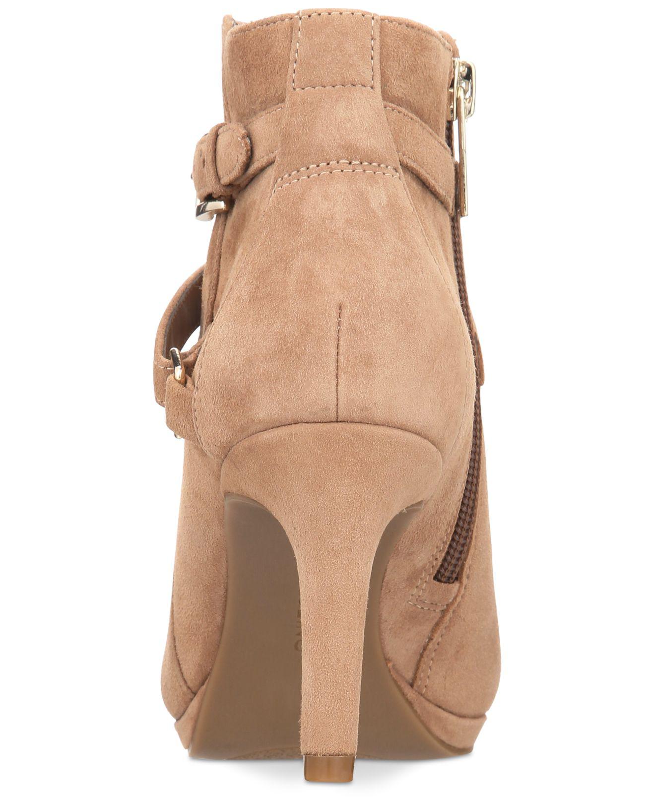 bandolino baruffi platform ankle booties