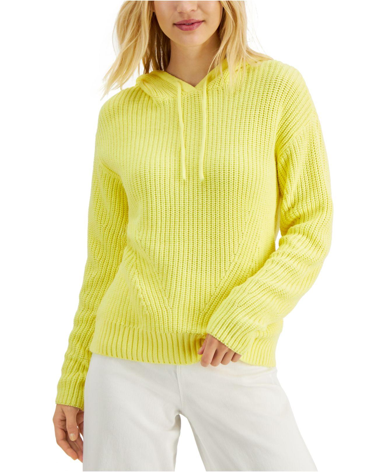 macys yellow sweater