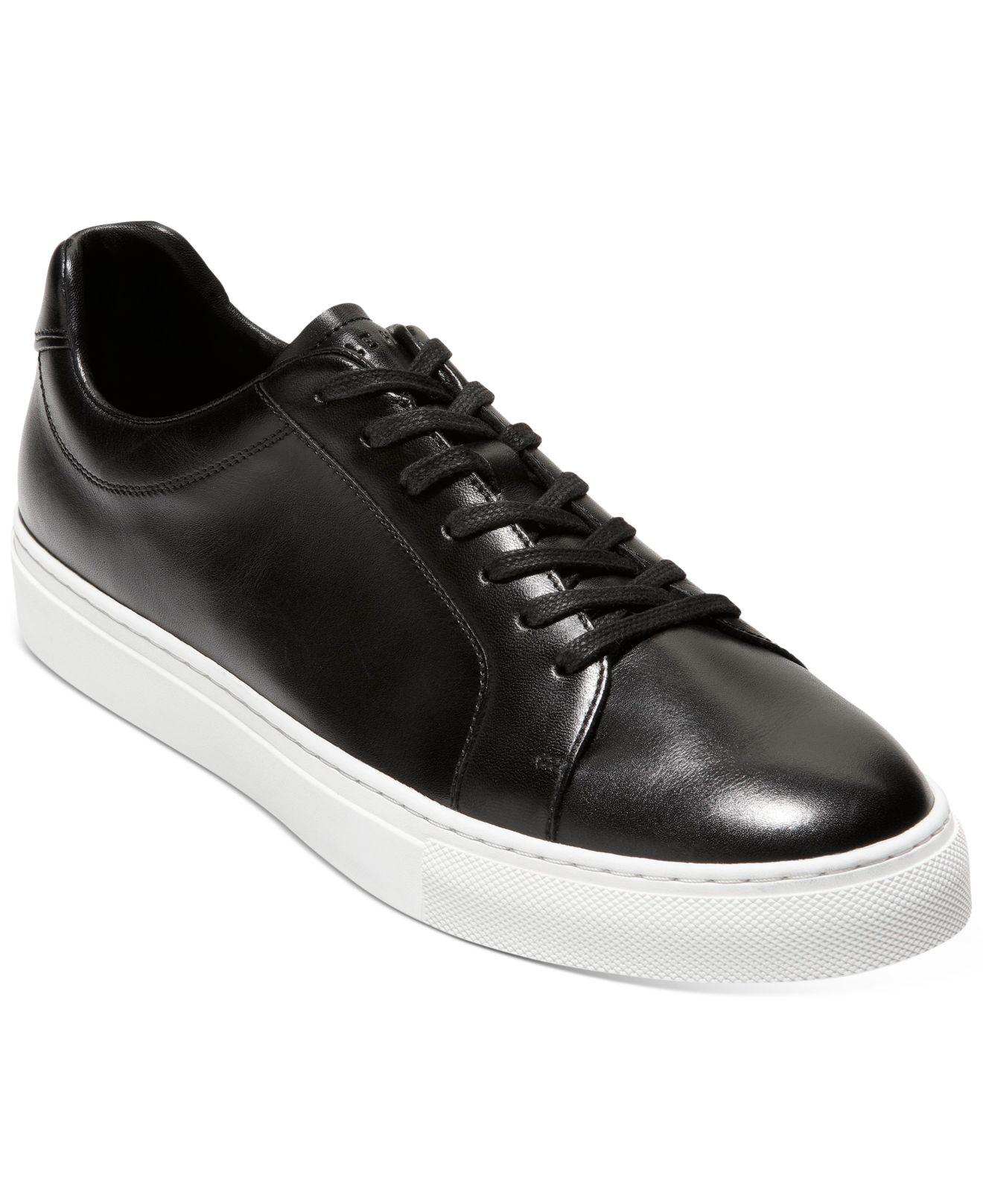 Cole Haan Leather Grand Series Jensen Sneakers in Black for Men 