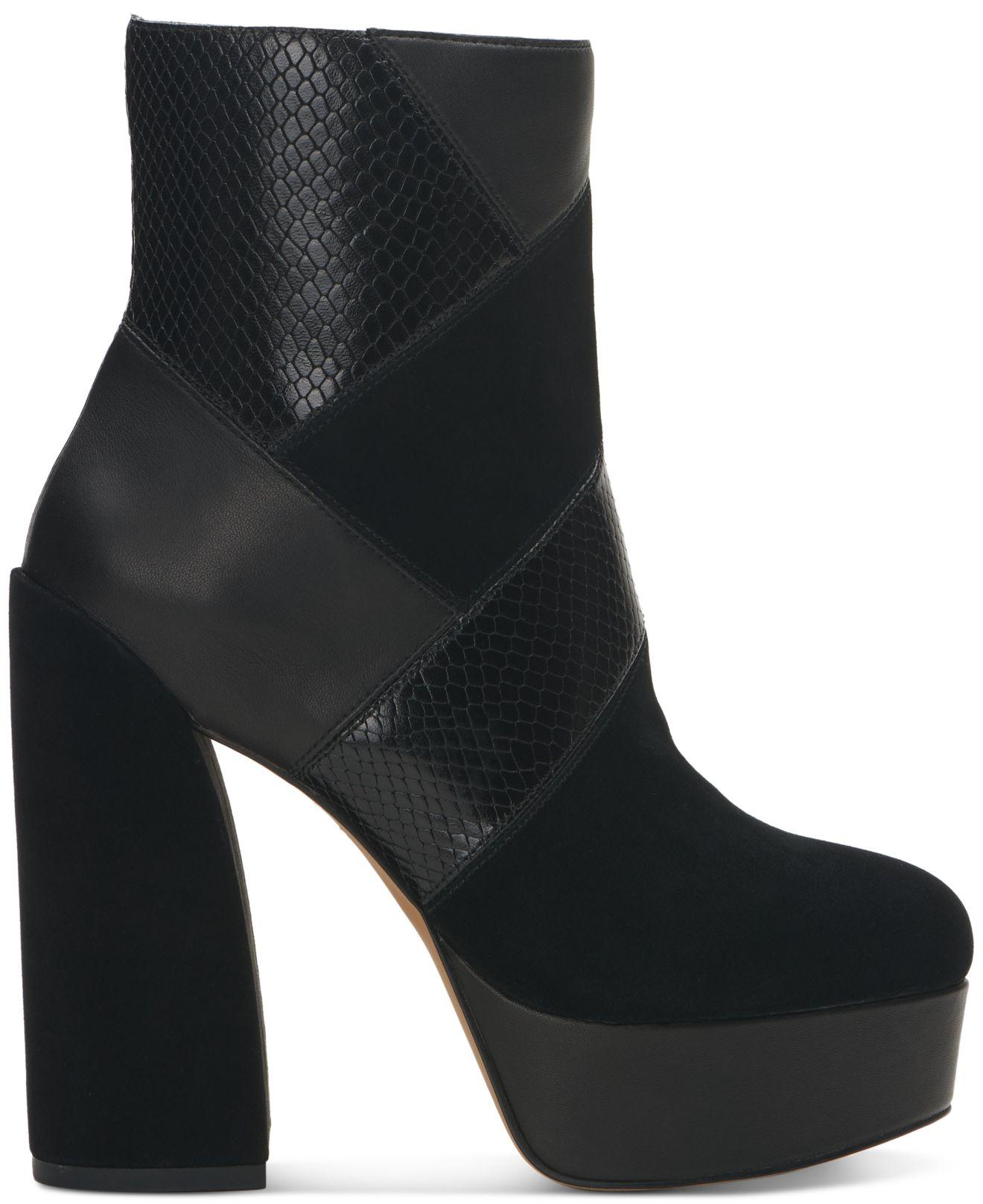 Vince Camuto Gilisama Platform Dress Booties in Black | Lyst