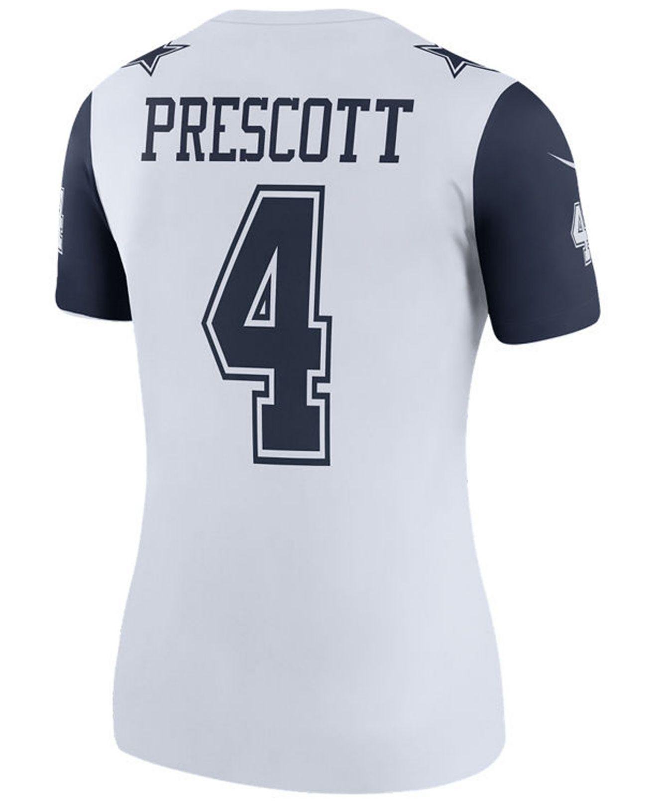 Nike Synthetic Dak Prescott Dallas Cowboys Color Rush Legend Jersey in ...