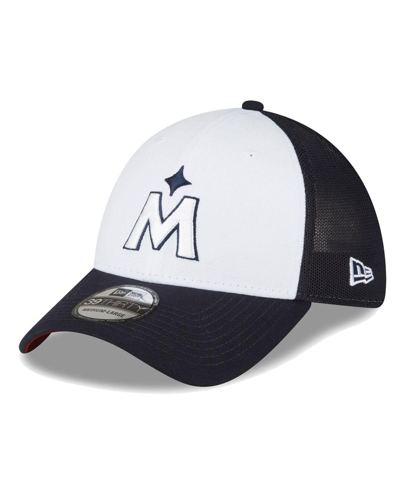 New Era White/Black Miami Marlins 2023 On-Field Batting Practice 59FIFTY Fitted Hat