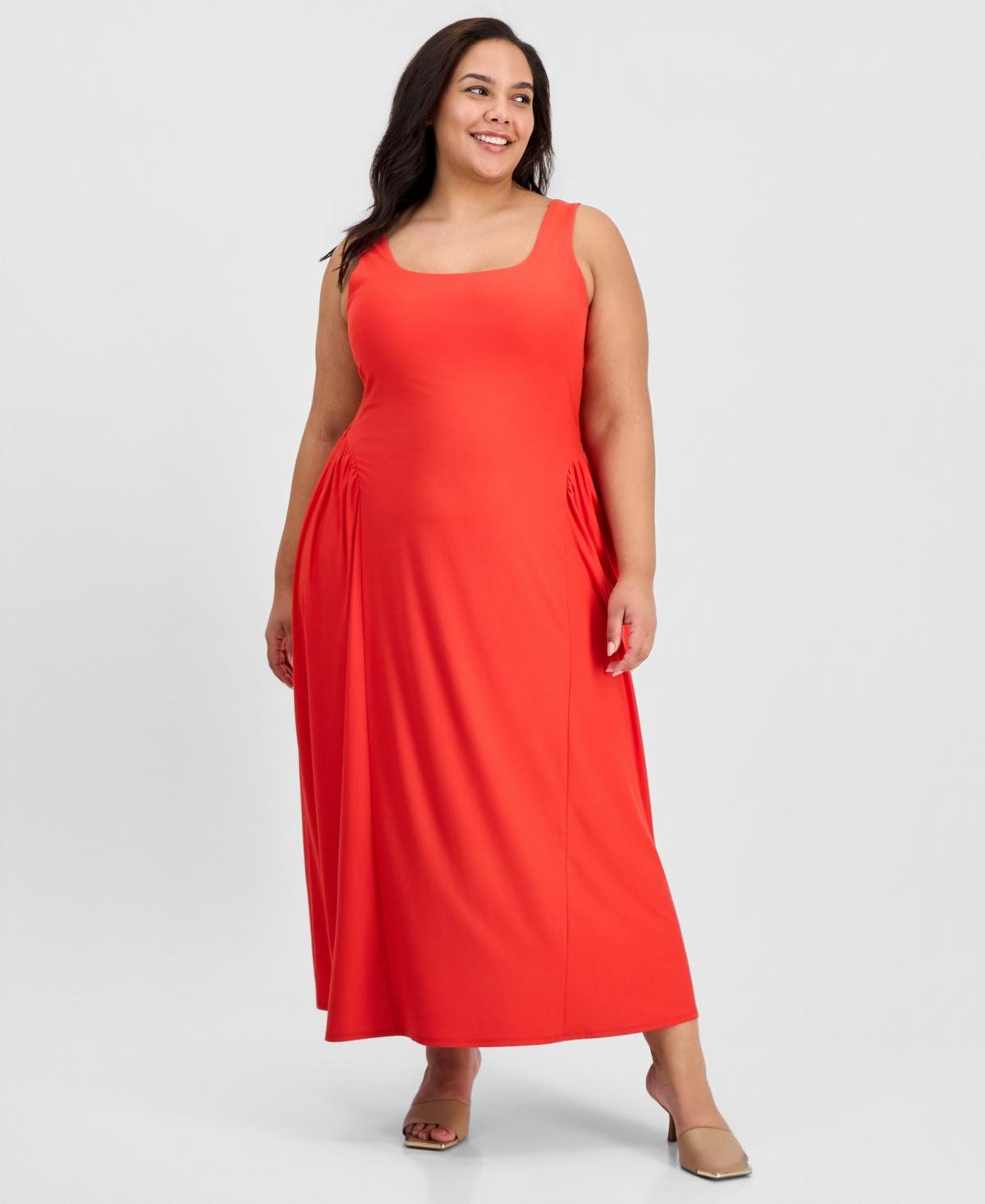 chinese dress ladies Derek Heart Junior's Strappy Maxi Dress with Side Suits and Solid Waist  Tie, Blue Depth, L at Amazon Women's Clothing store