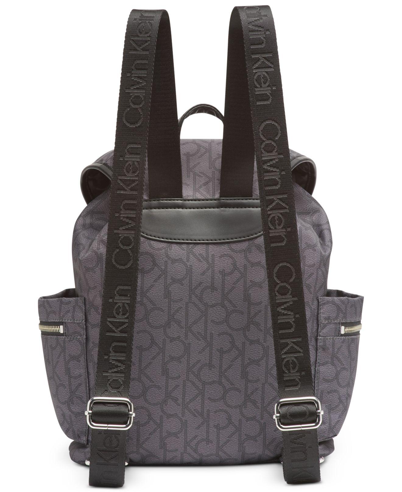 calvin klein signature backpack