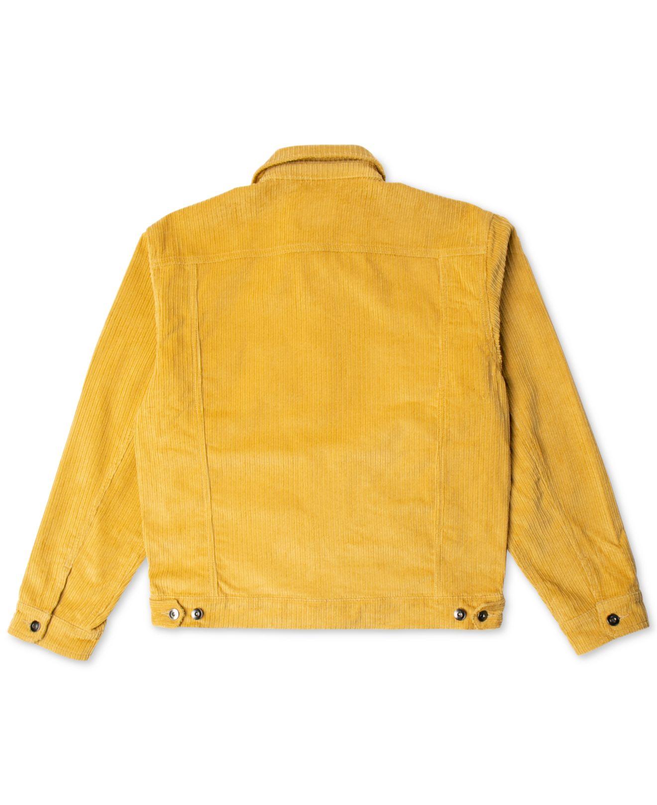 Mens mustard corduroy jacket sale