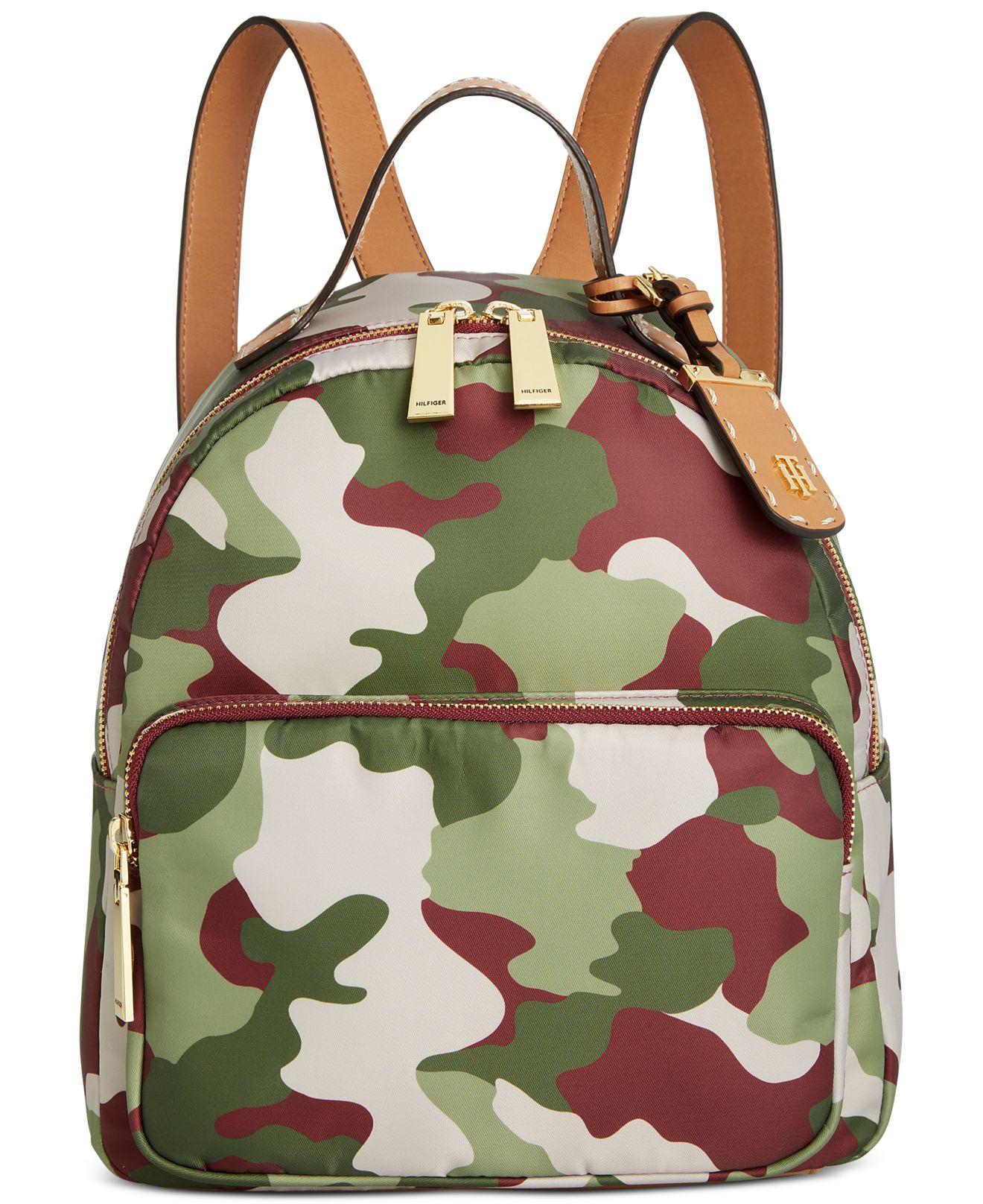 Tommy Hilfiger Julia Camo Small Dome Backpack in Green Lyst