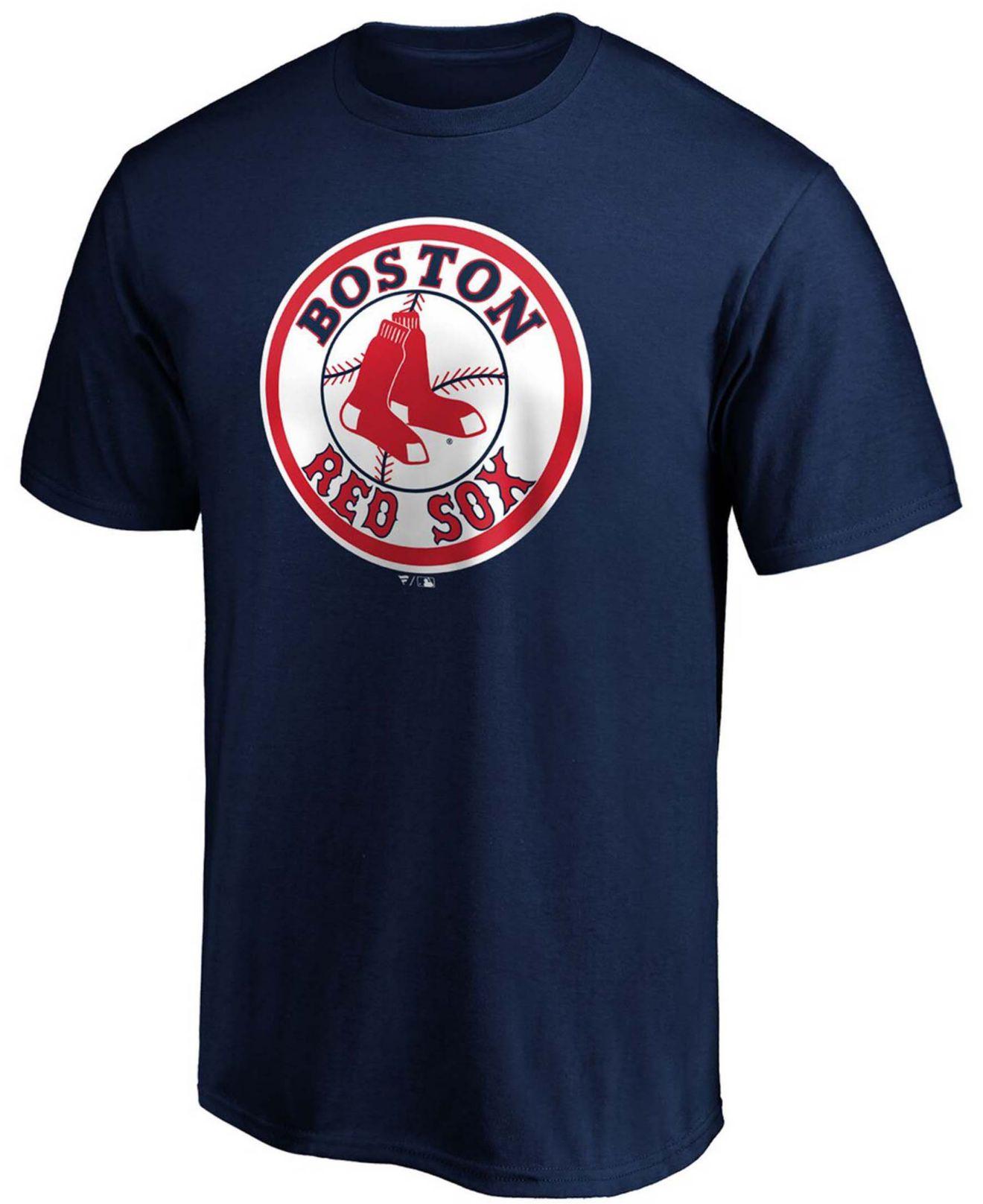 Boston Red Sox Fanatics Branded Cooperstown Collection Forbes Team T-Shirt  - Navy