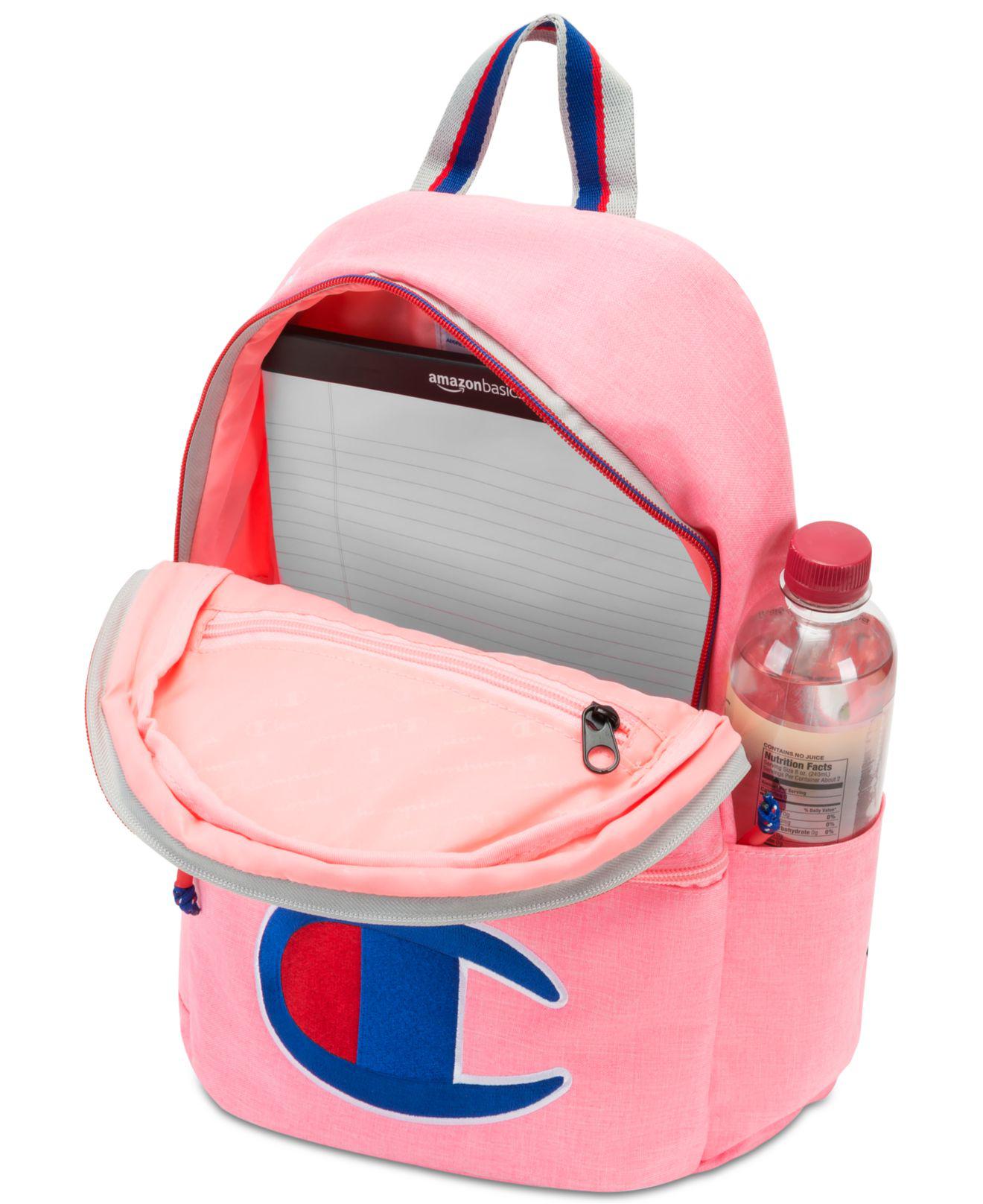 champion bookbag pink