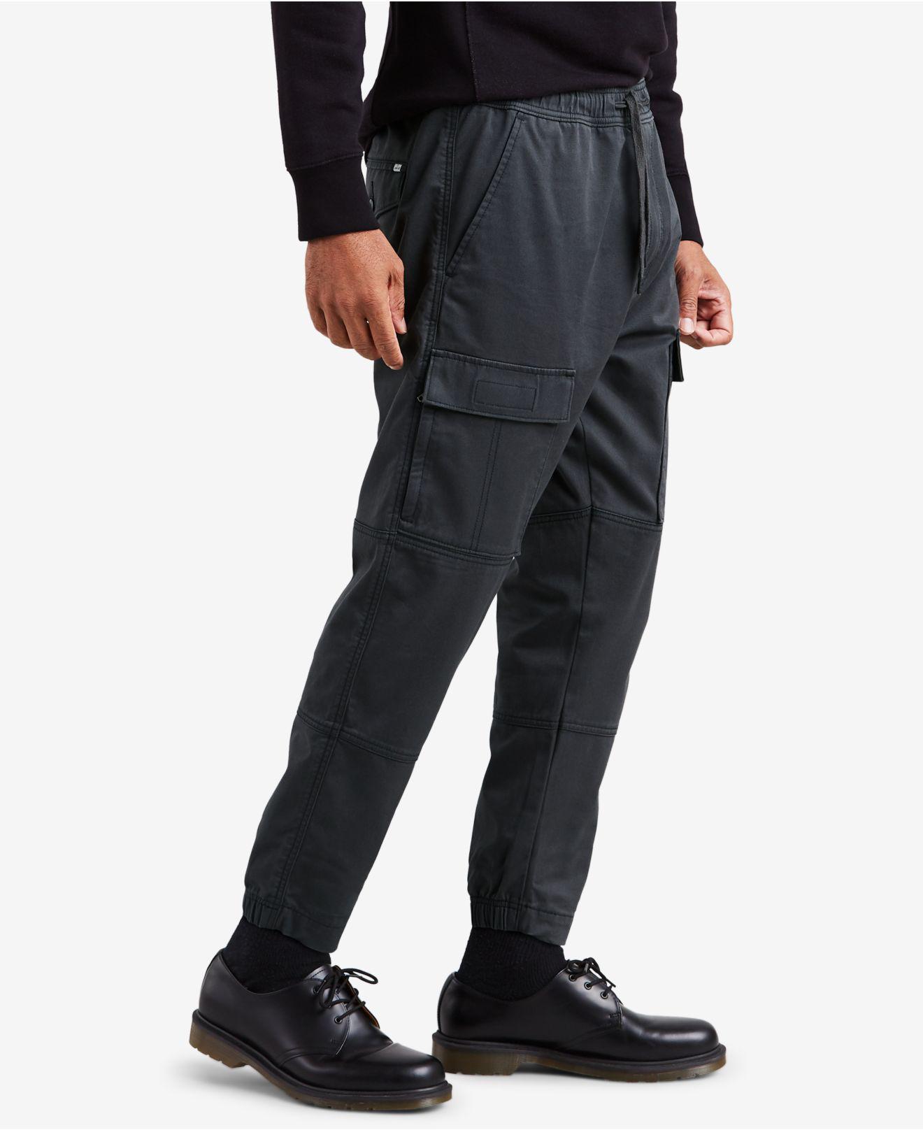 levi's men's utility essentials stretch cargo joggers