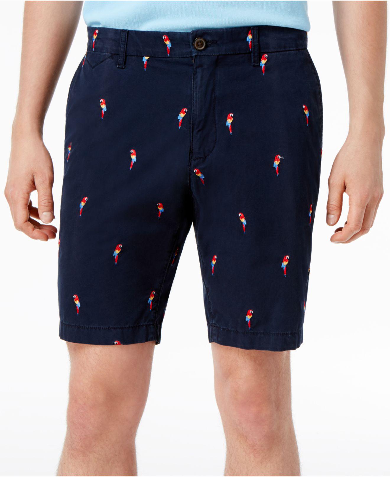 Tommy Hilfiger Men s Cotton Parrot Shorts in Blue for Men Lyst