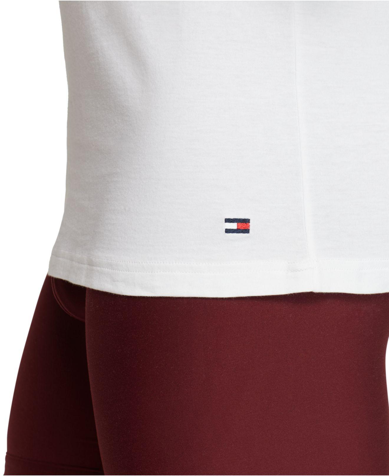 Tommy Hilfiger 5pk. Cotton Classics Vneck Undershirts in White for Men Lyst