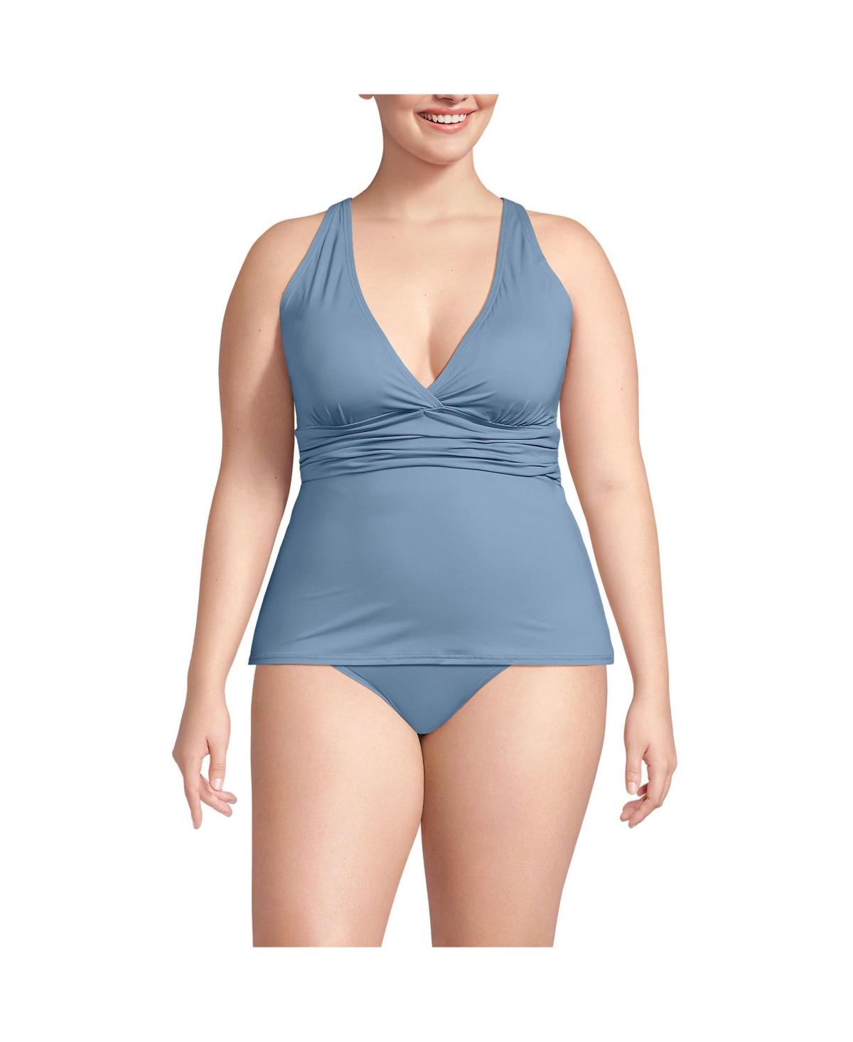 Plus Size Lands End Womens Tankini Tops NWT Women's Lands' End UPF