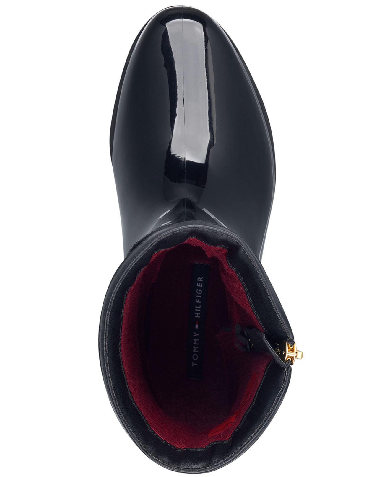 tommy hilfiger francie rain boots