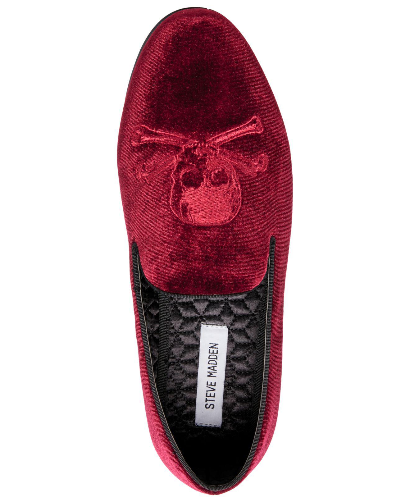 steve madden burgundy loafers