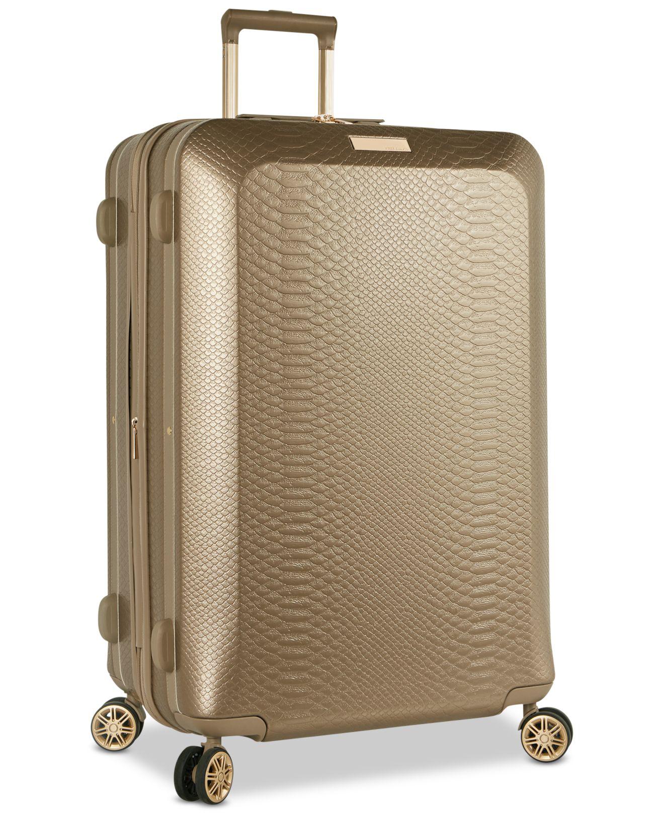 Vince Camuto 3-Piece Expandable Spinner Suitcase Set - Tan - Yahoo