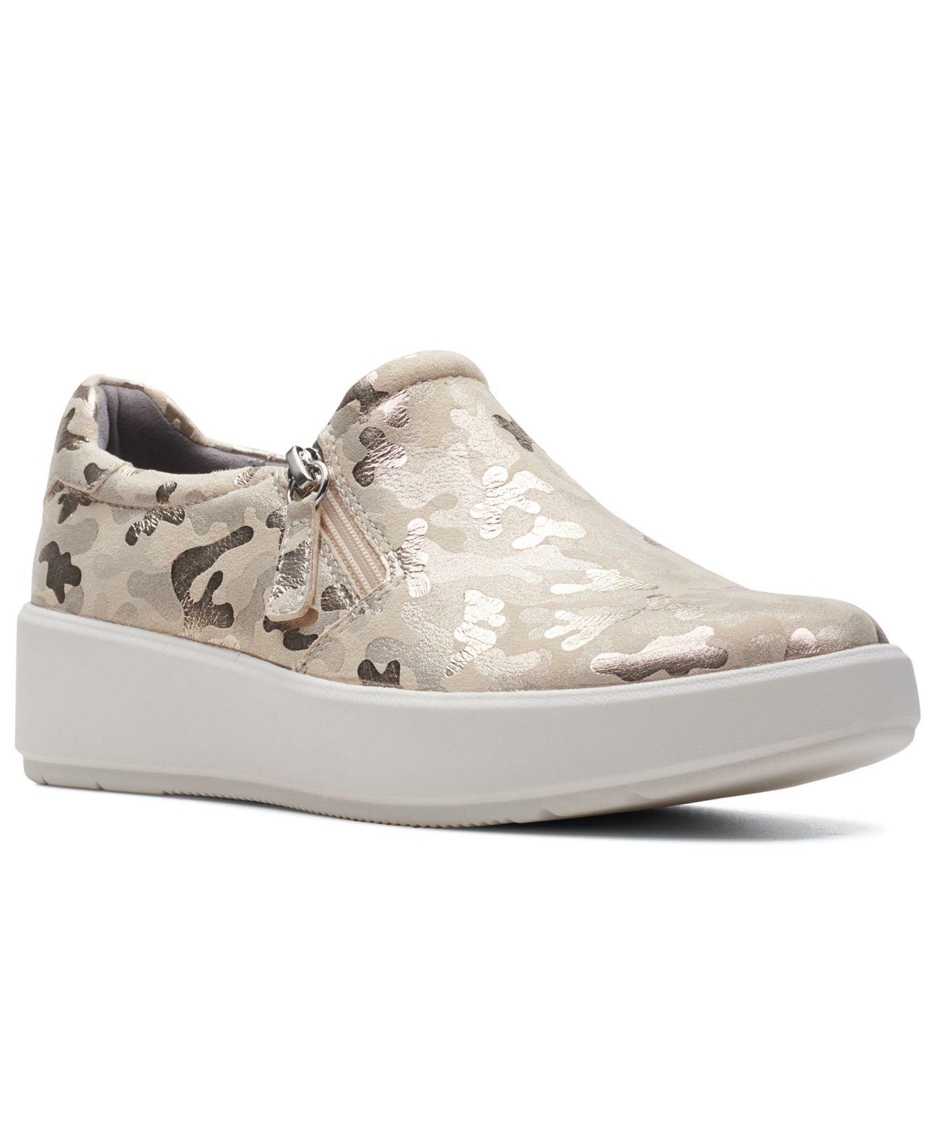 Clarks Suede Collection Layton Step Sneakers | Lyst