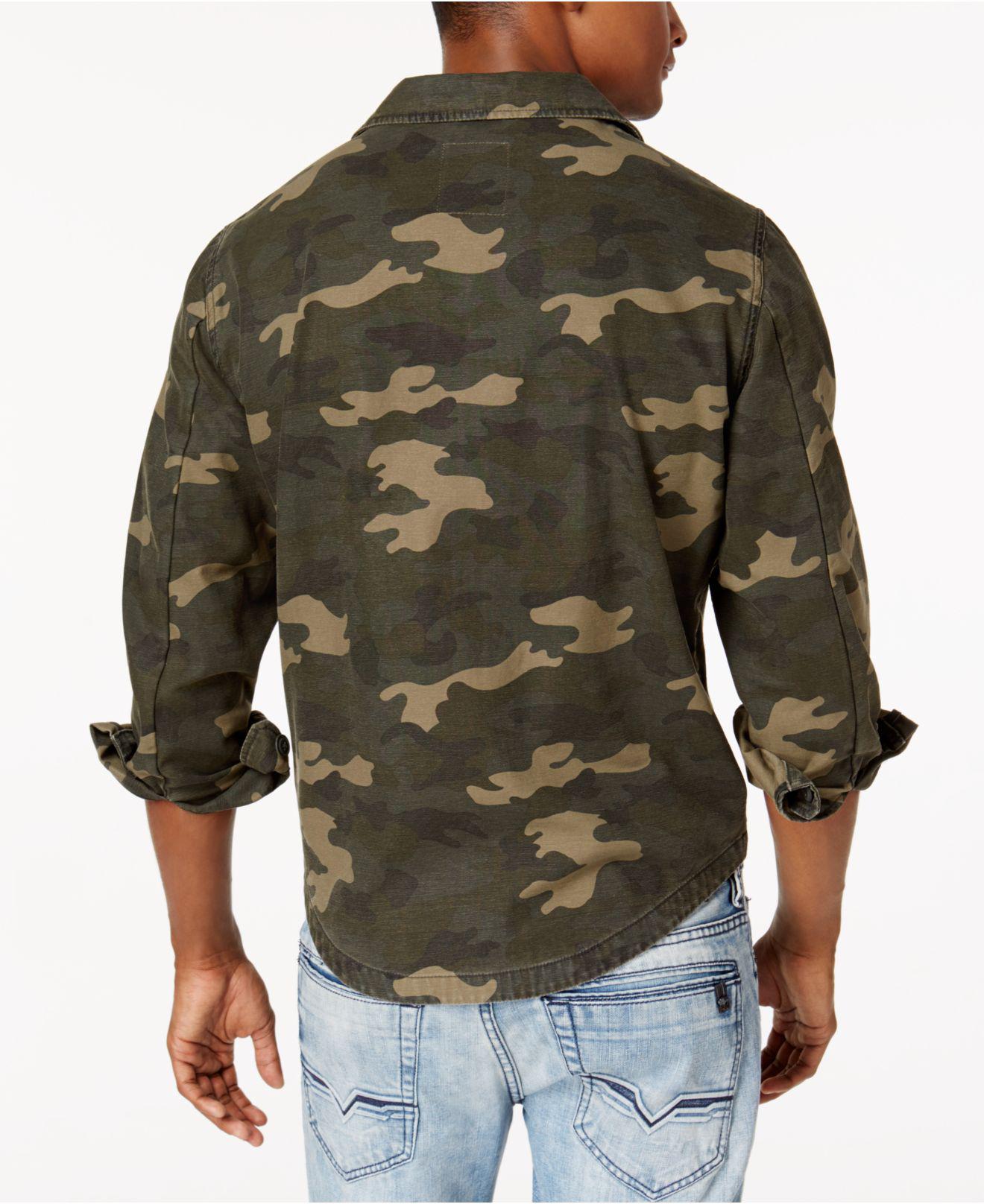 levi's camouflage shirt