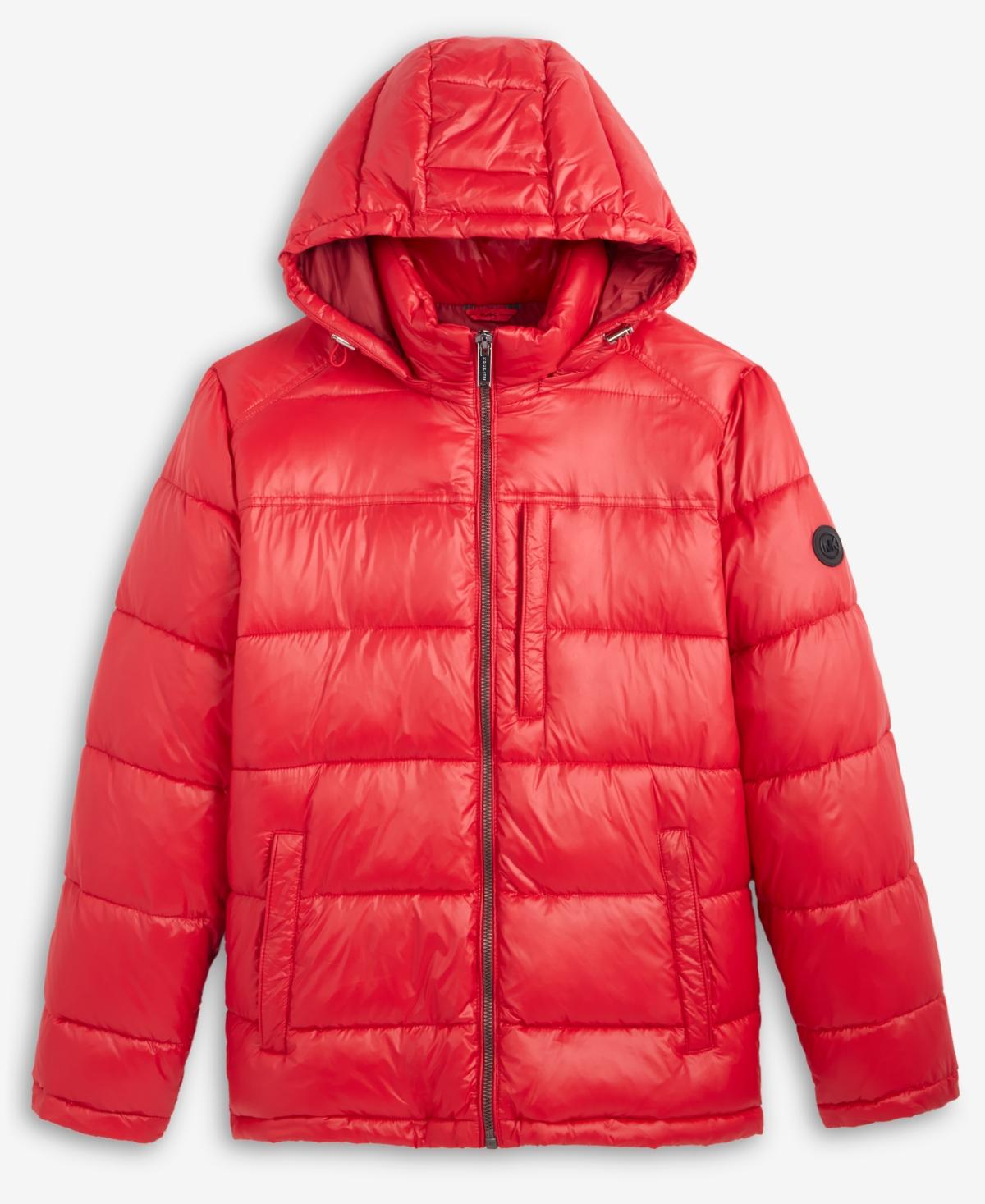 Michael Kors Puffer Jacket in Red for Men | Lyst