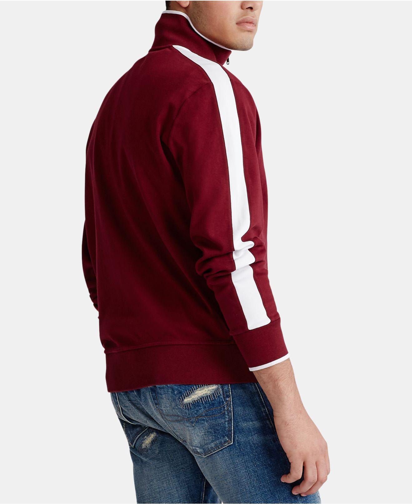 cotton interlock track jacket