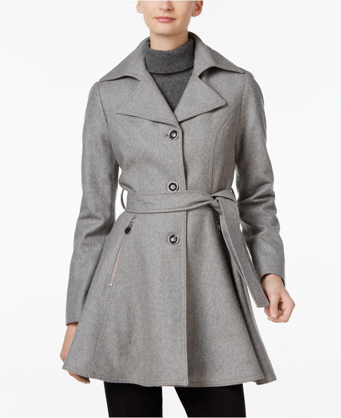 macys grey coat