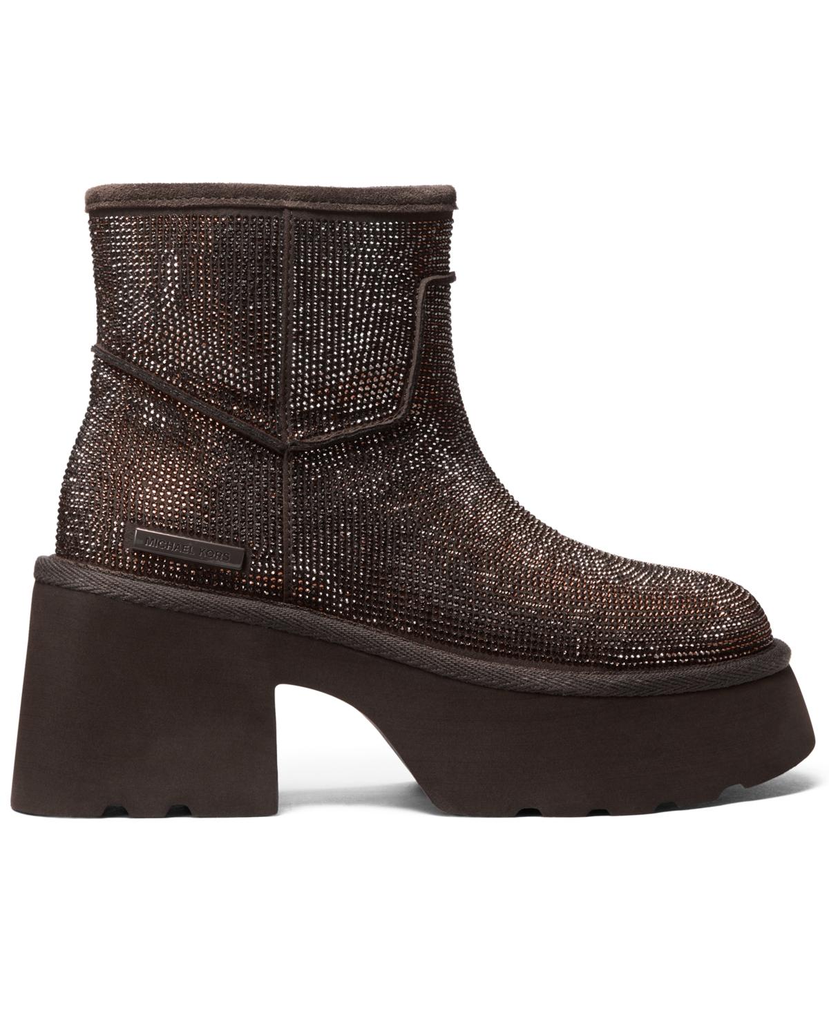 Michael Kors Men’s Suede Lug Sole Chelsea Boots -Dark Chocolate Brown - Size 9.5 Michael Kors suede ankle boots! main image 4