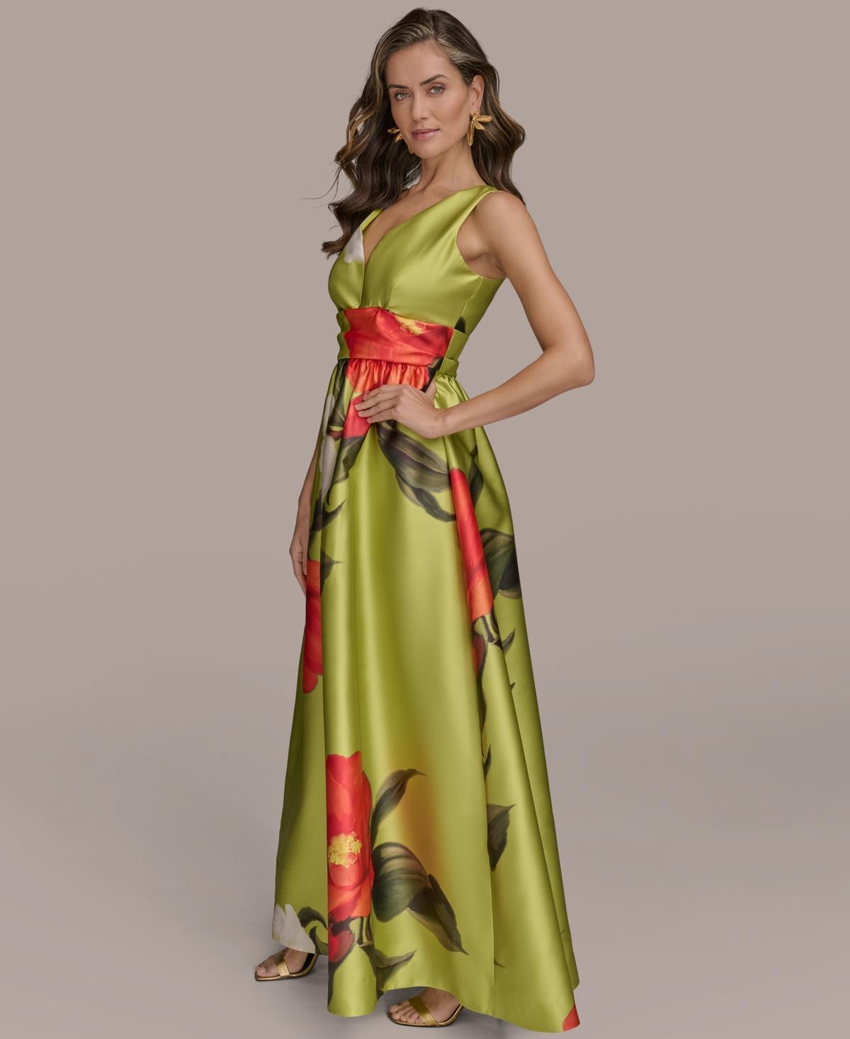 【Donna Karan New York】Petite Printed Faux-Wrap Midi Dress Donna Karan New York Print Midi Wrap Dress | Nordstrom