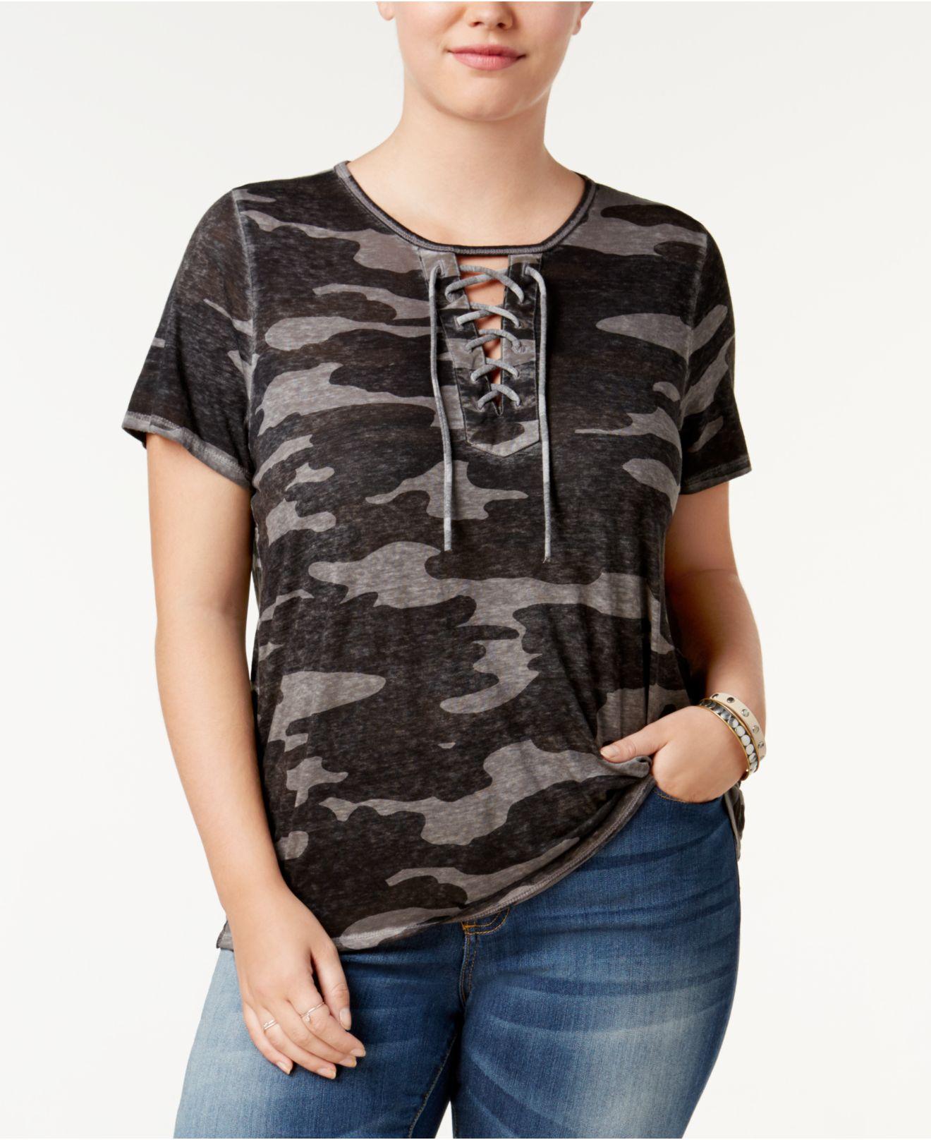 lucky brand plus size tops macys