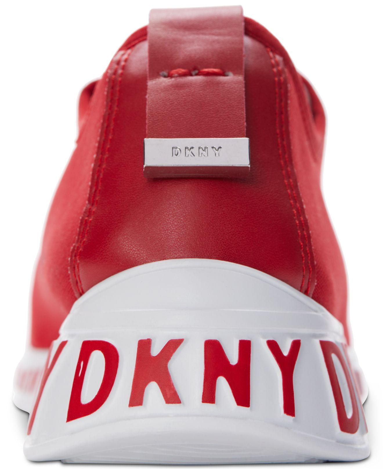 dkny melissa sneakers red