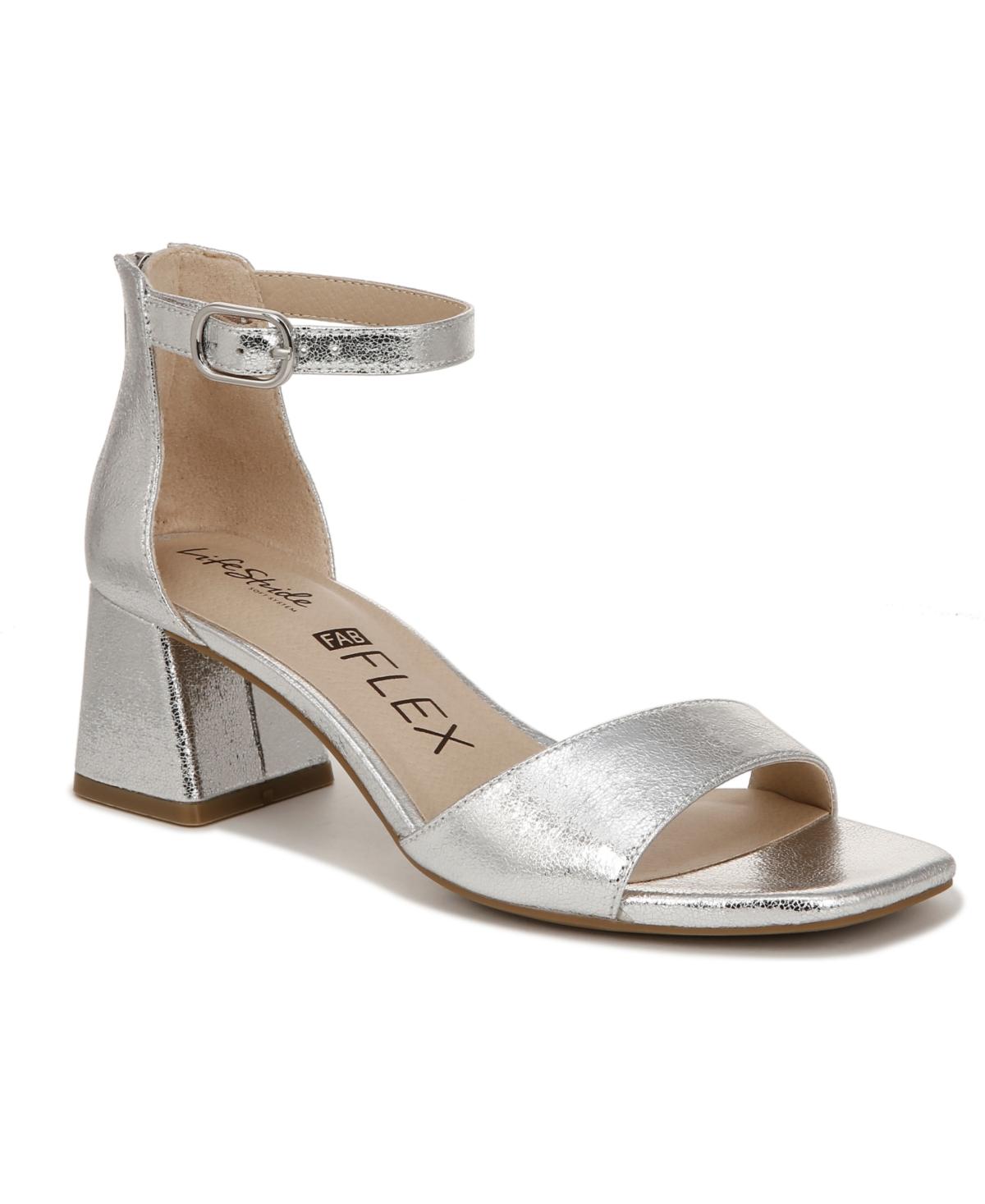 Lifestride white sandals sale