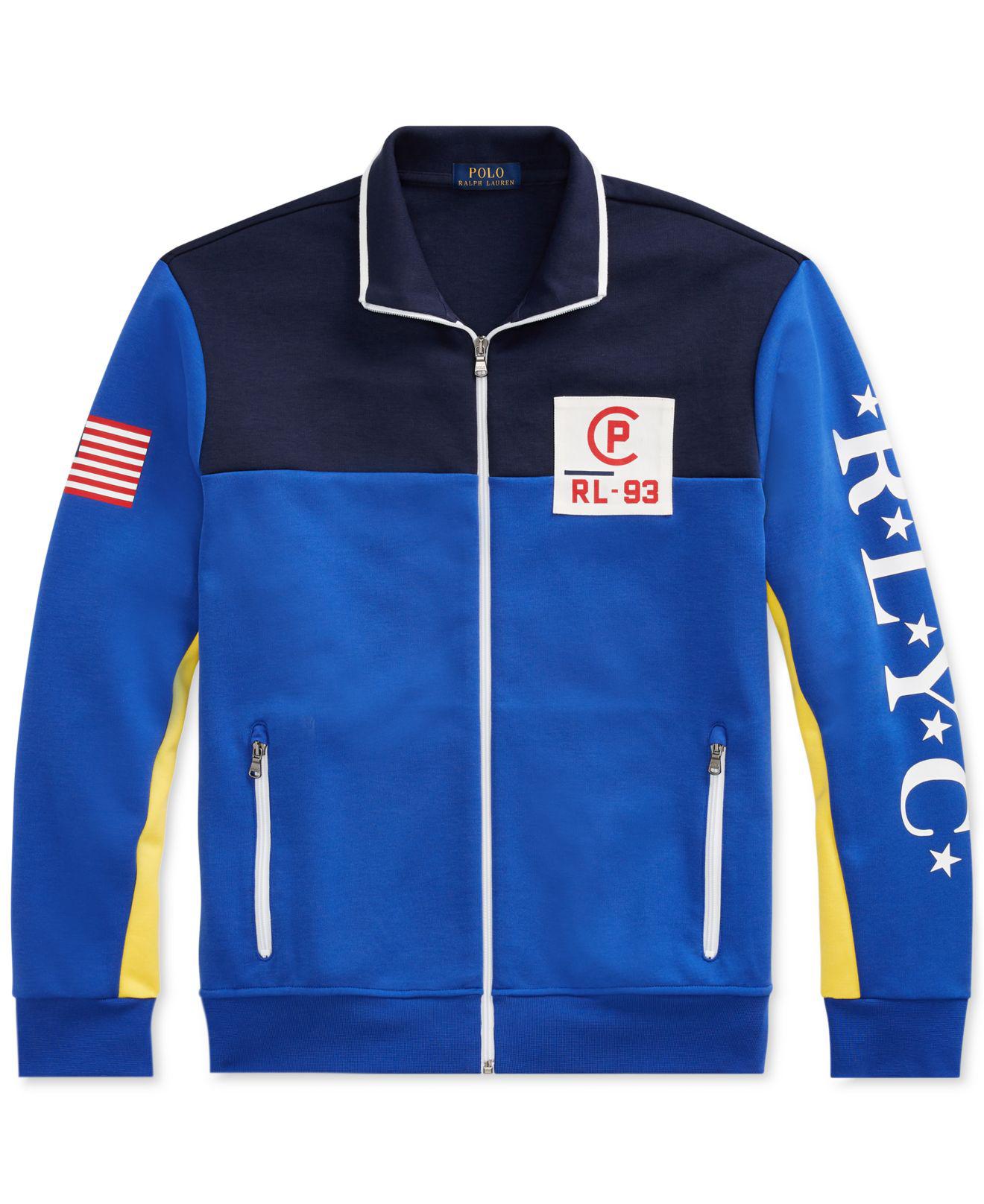 Download Polo Ralph Lauren Synthetic Cp-93 Double-knit Track Jacket ...