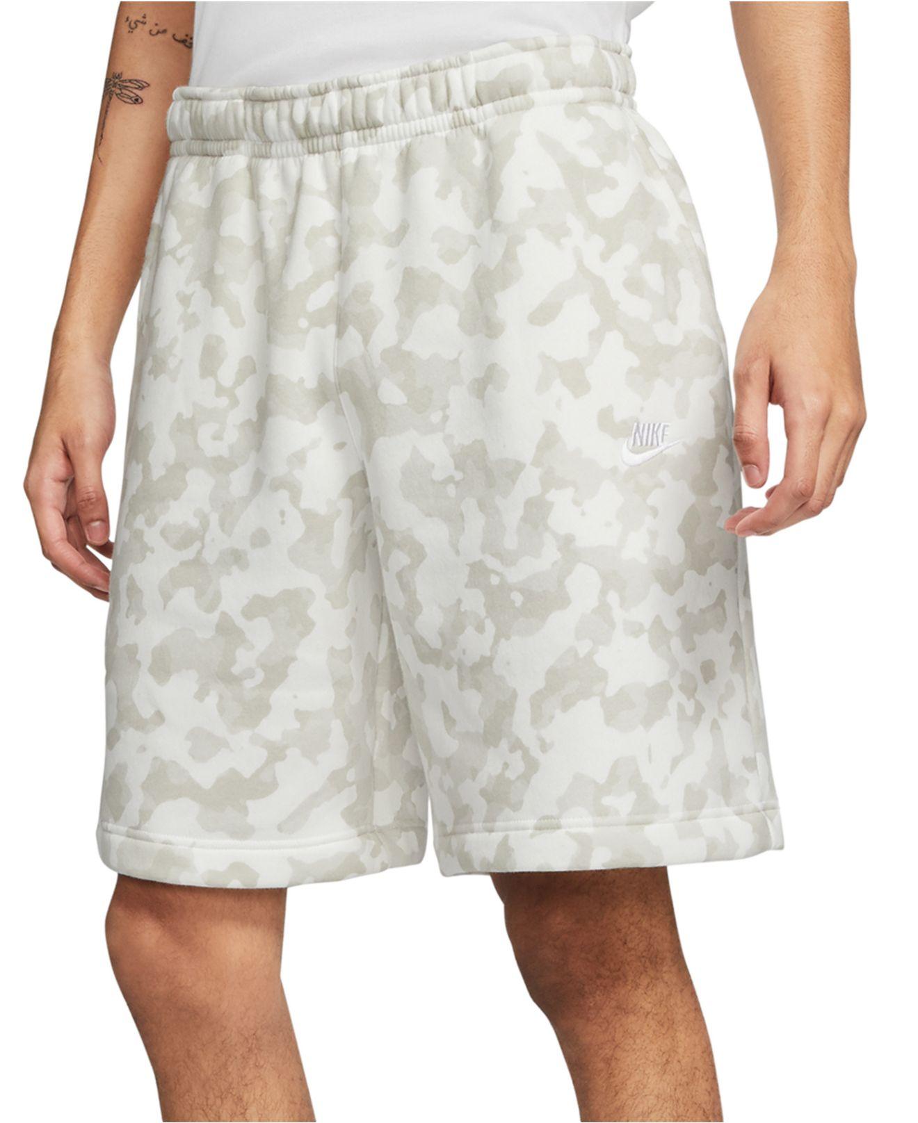 nike camo fleece shorts