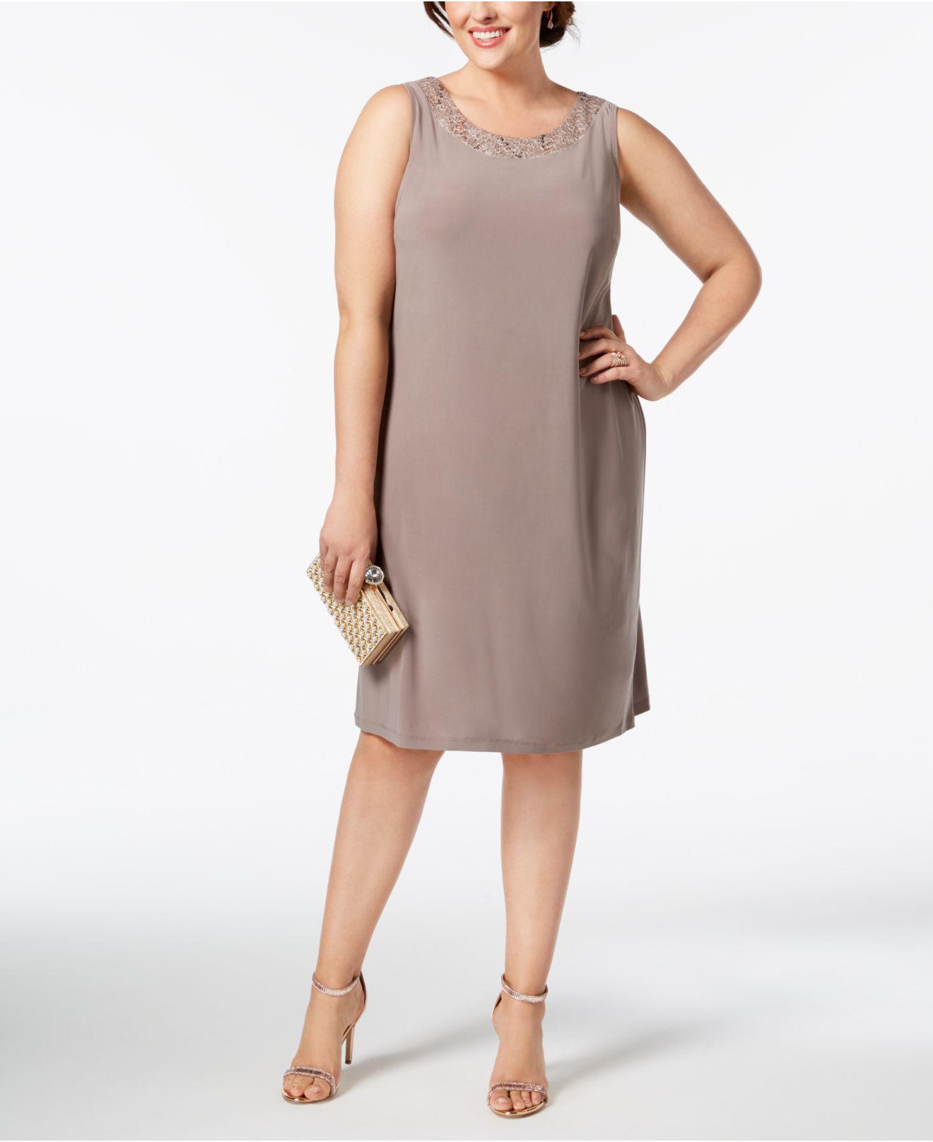 plus size dress with duster jacket