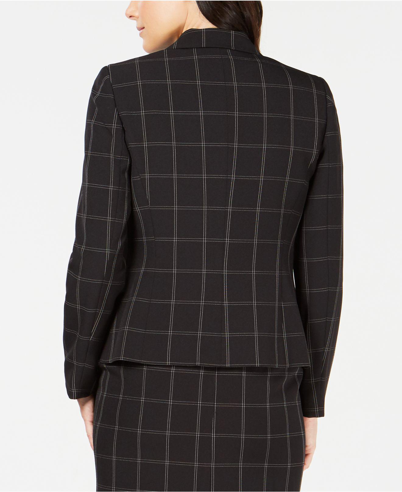 kasper plaid jacket