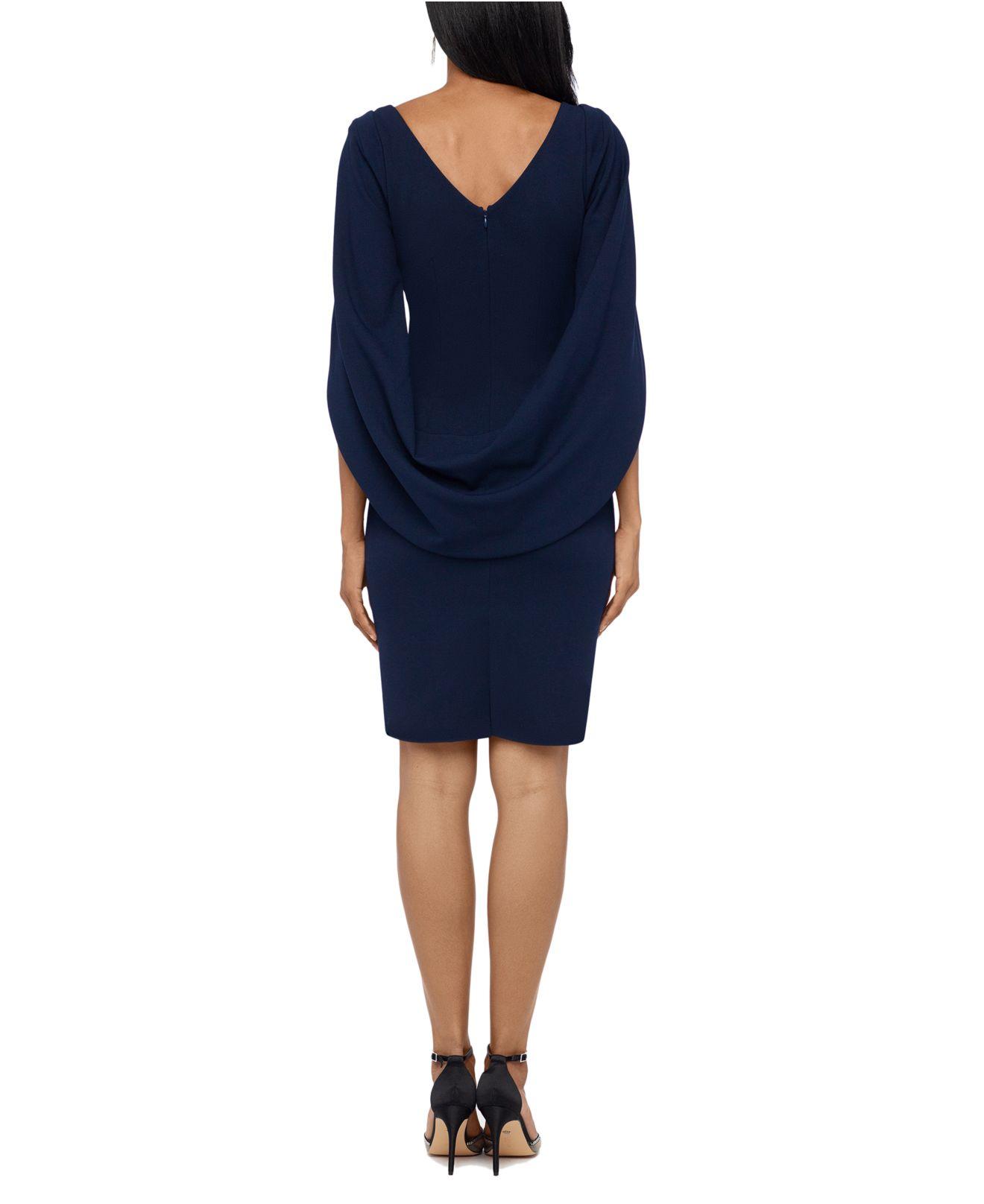 betsy adam navy blue dress