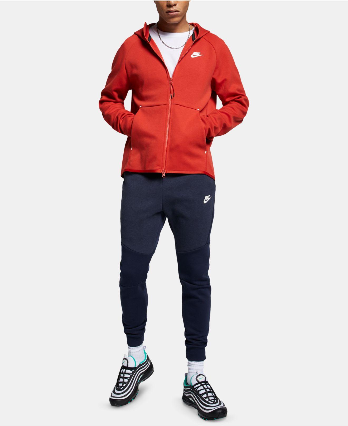 nike tech fleece mystic red