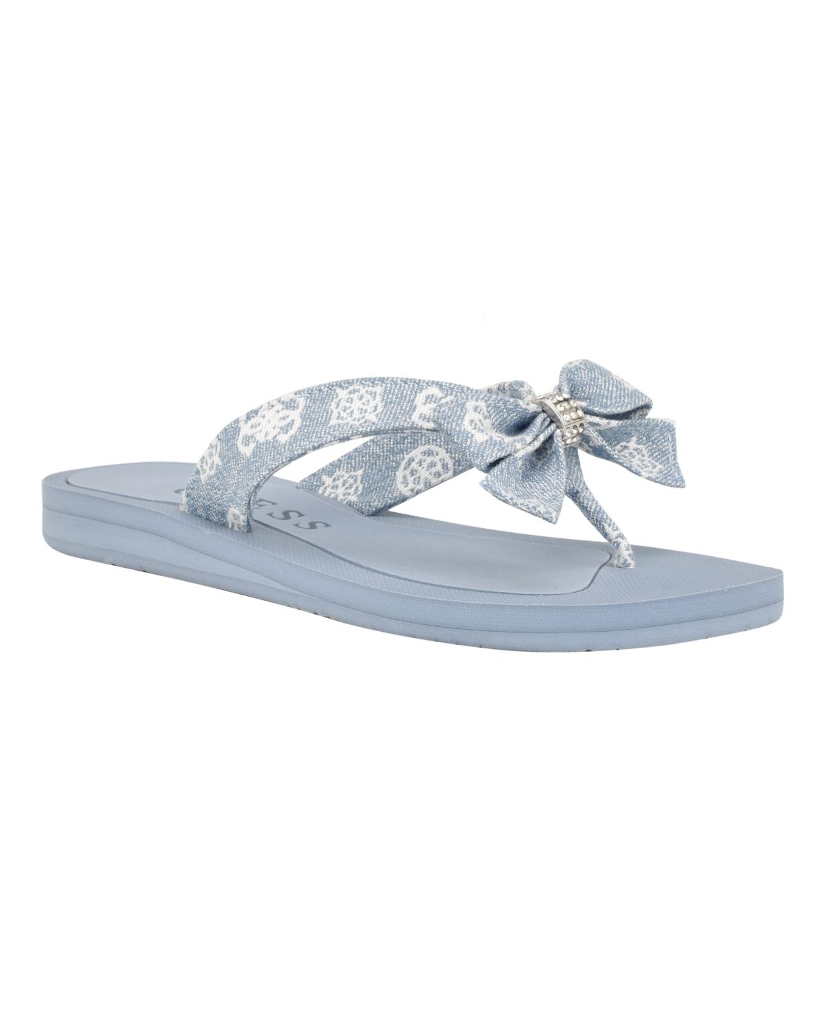 Guess bow flip flops hot sale