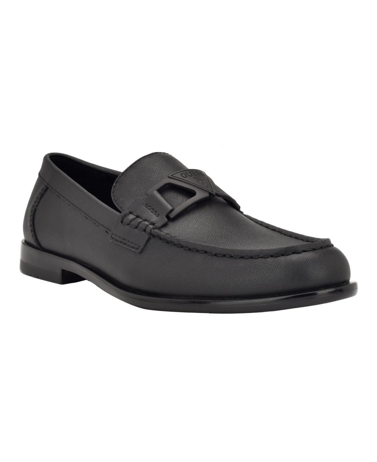 Guess Carty Moc Toe Slip On Driving Loafers in Black for Men | Lyst