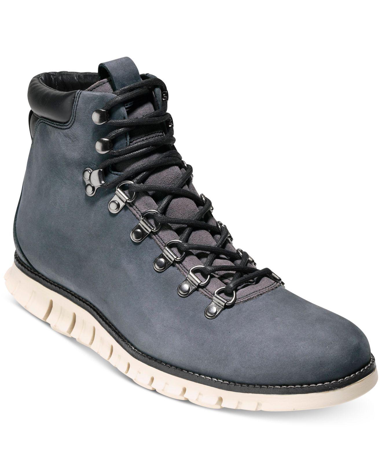 Cole haan Men's Zero Grand Hiker Water Resistant Ii Boots in Gray for